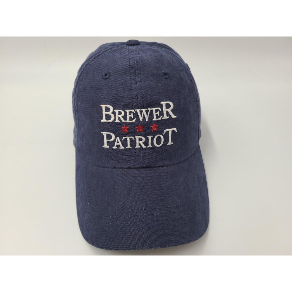 Samuel Adams Brewer Patriot Strapback Adjustable Hat Cap Boston Beer Brewery Men